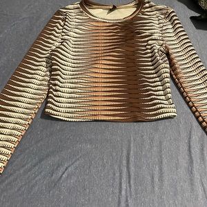 Ombré crop top